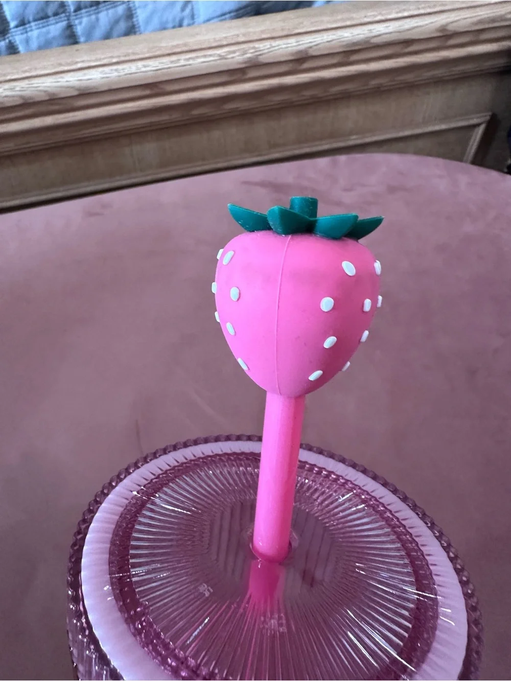Starbucks Pink Strawberry Ribbed Tumbler 2026